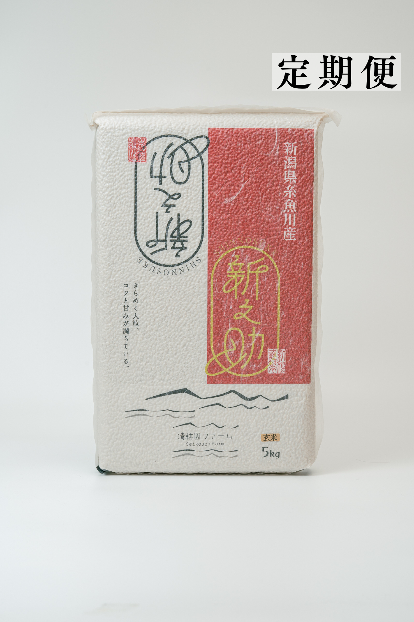 【定期便|10月~全12回|毎月10日着】R8年産 糸魚川産 新之助 白米5kg